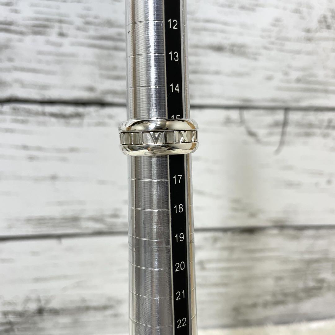 【極美品】ティファニー　アトラスカーブドリング　16号　メンズ/レディース