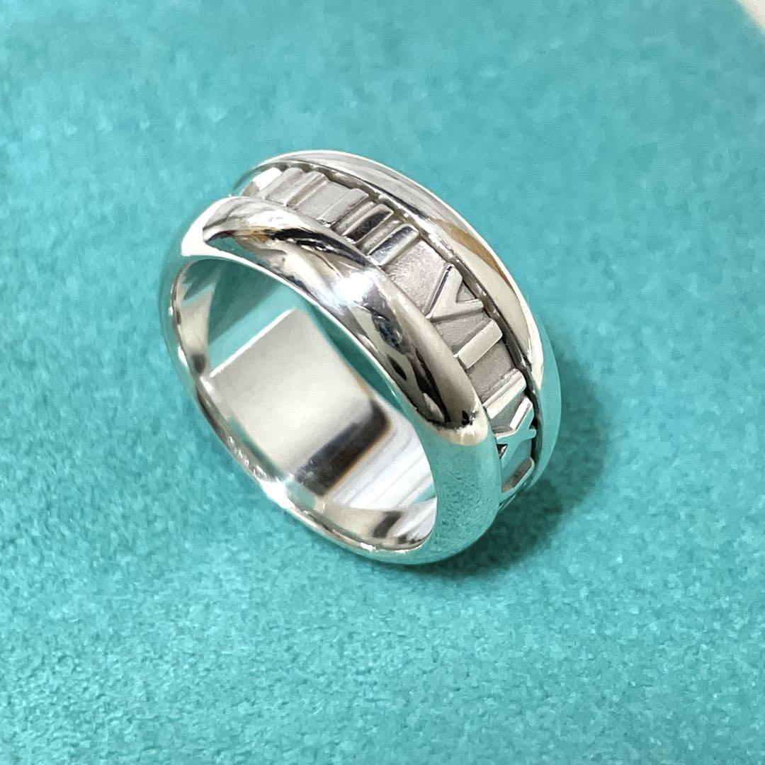 【極美品】ティファニー　アトラスカーブドリング　16号　メンズ/レディース