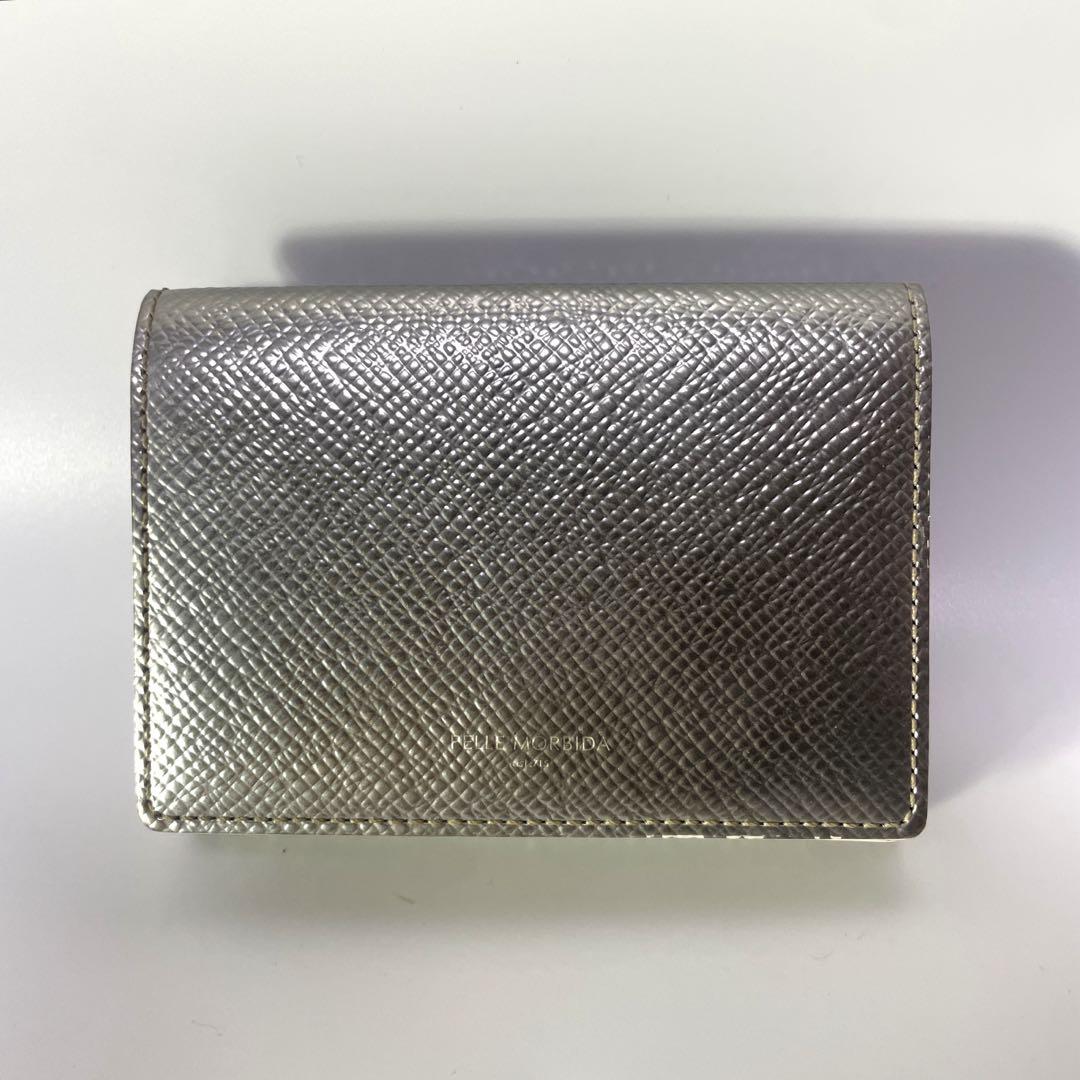 pellemorbida ペッレモルビダ ミニウォレット シルバー