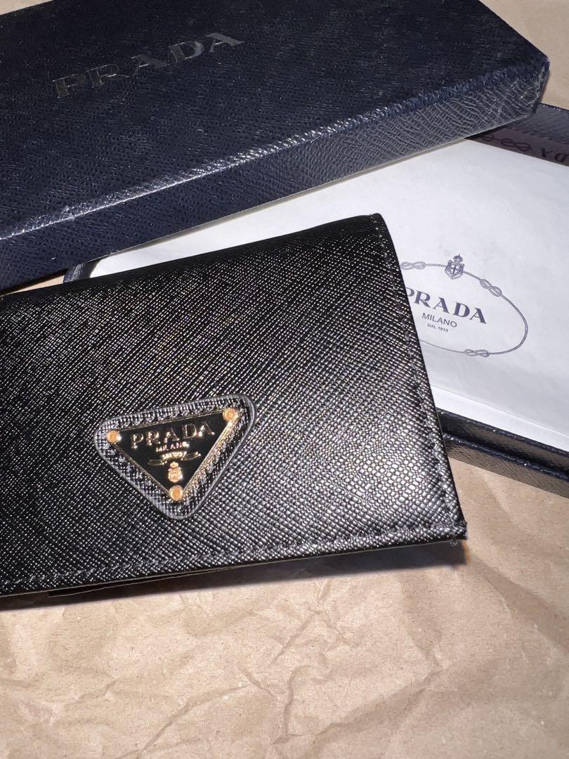 PRADA ブラック 二つ折り財布