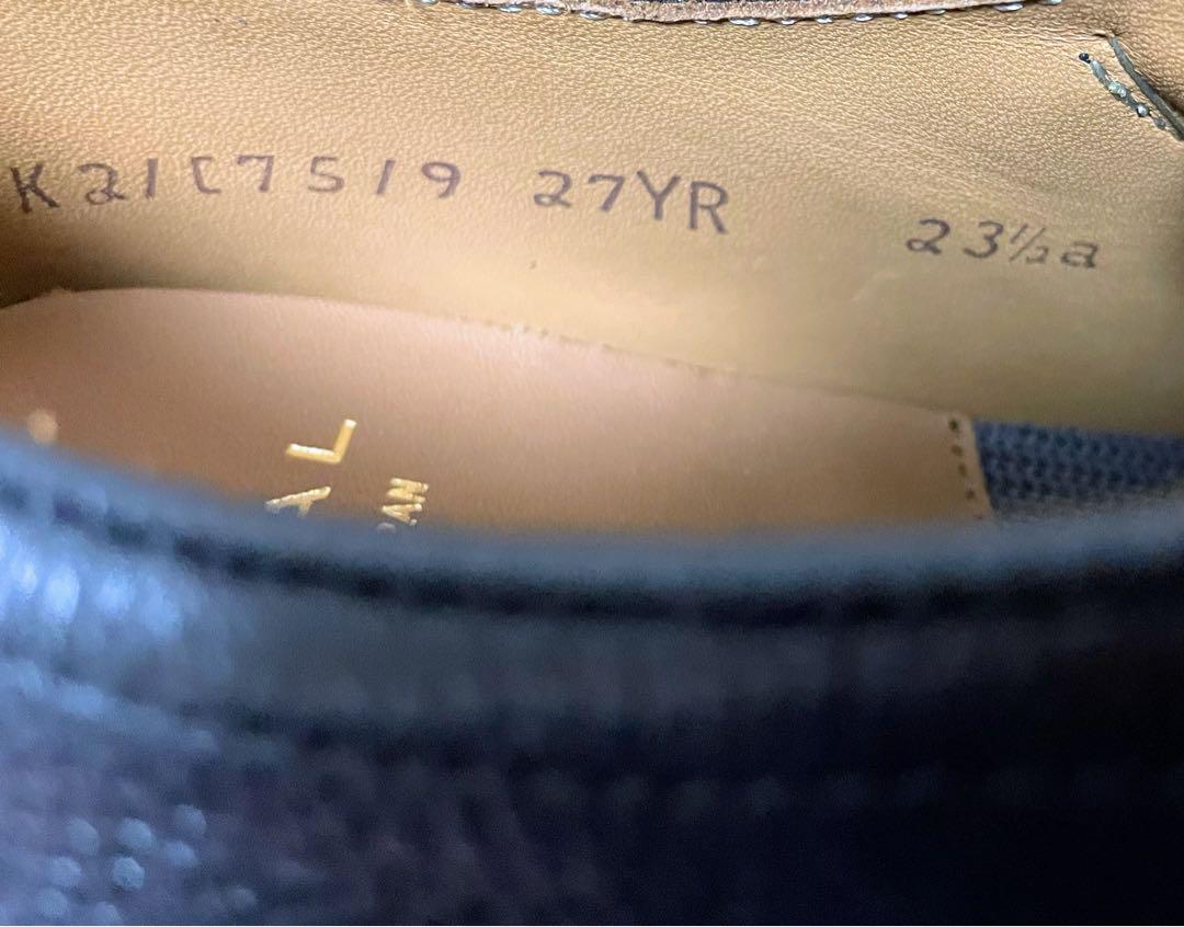 新品リーガル27YRダブルモンクビジネス革レザーシューズ23.5GORE-TEX