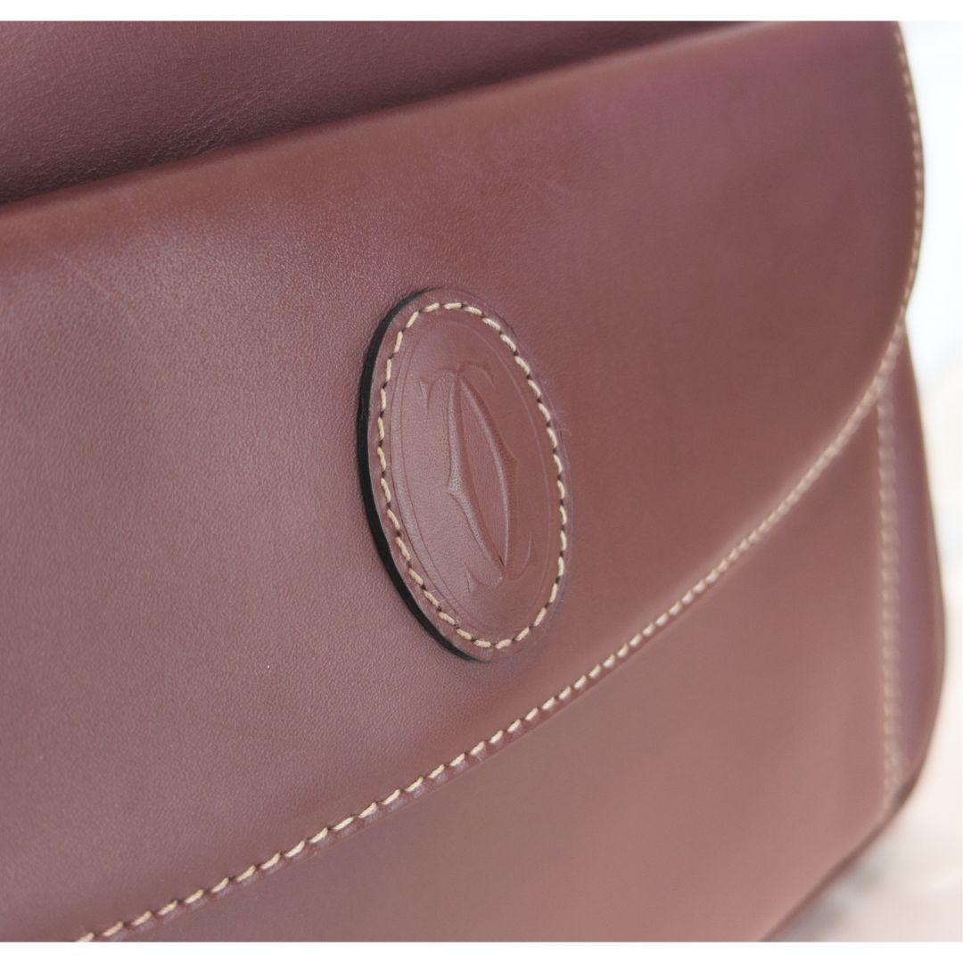 【未使用級】 カルティエ マストライン ショルダーバッグ カード 保存袋付き