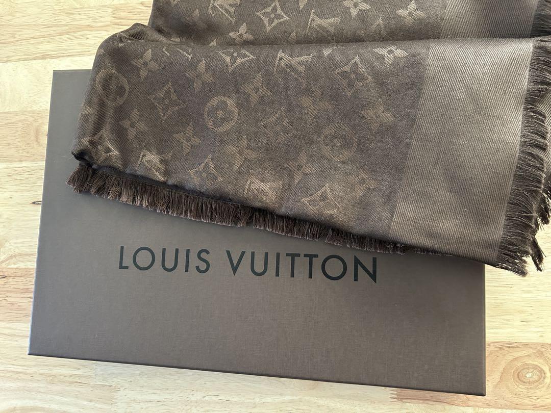 未使用品 箱付き LOUIS VUITTON モノグラム ショール 402336