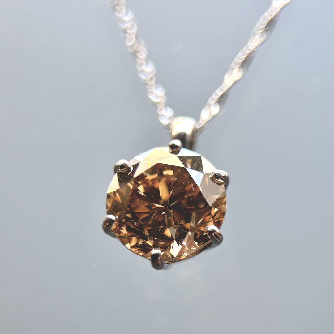 セールファッション - Pt999 大粒ダイヤモンドネックレス 2.0ct