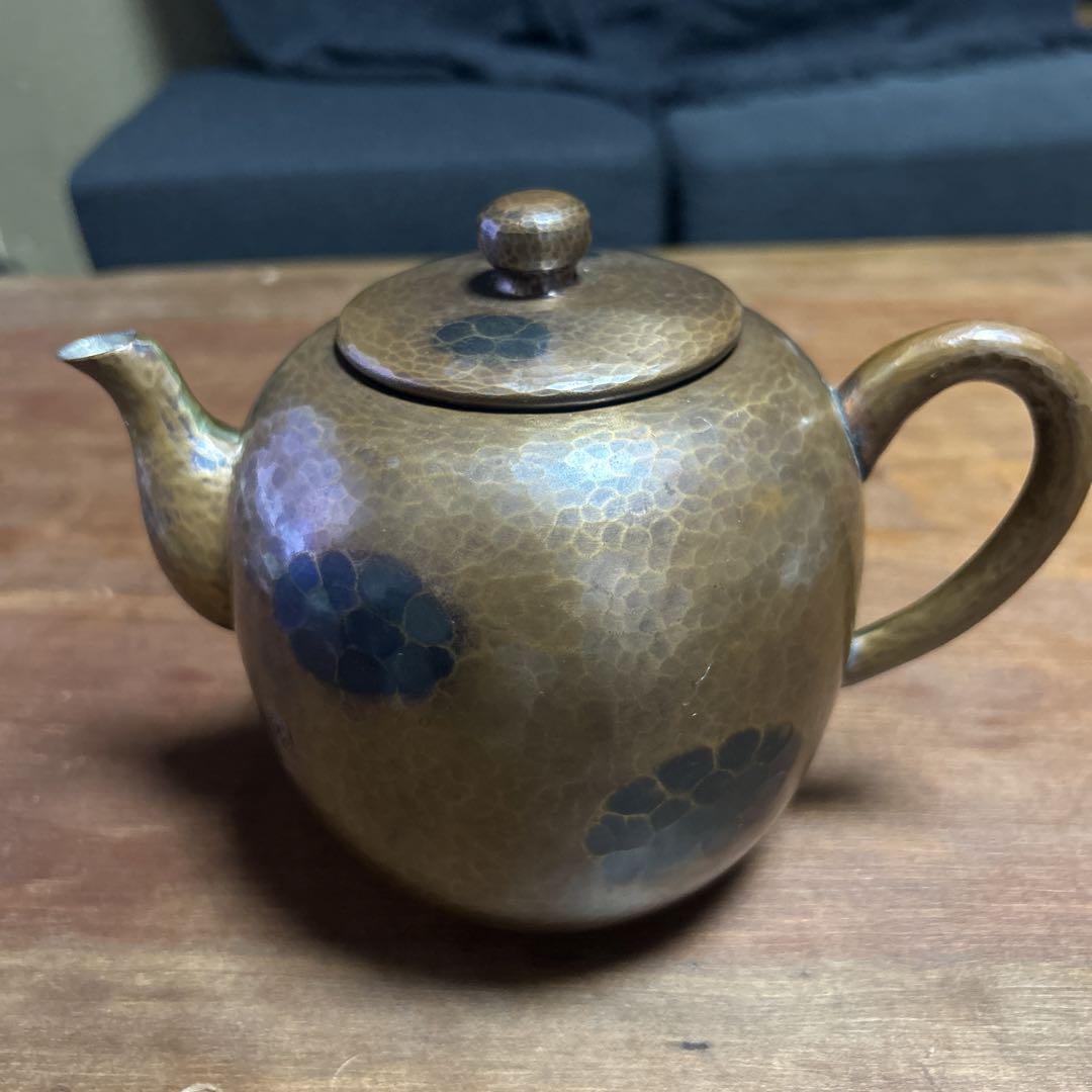 ⭐️美品⭐️煎茶道具　玉川堂　銅器　湯沸　やかん　水注