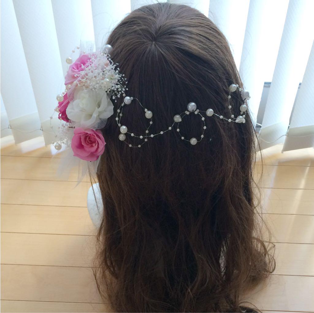 メルカリ ヘッドドレス ハーフアップ サイド髪飾り ヘアピン 5 000 中古や未使用のフリマ