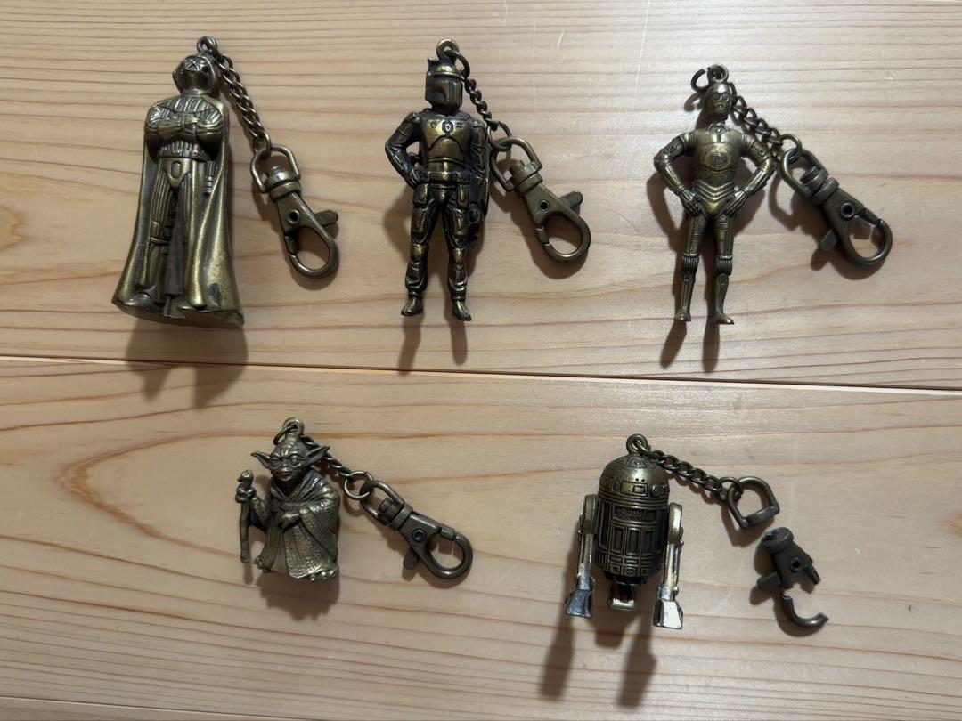 スターウォーズ　真鍮キーホルダー5体セット