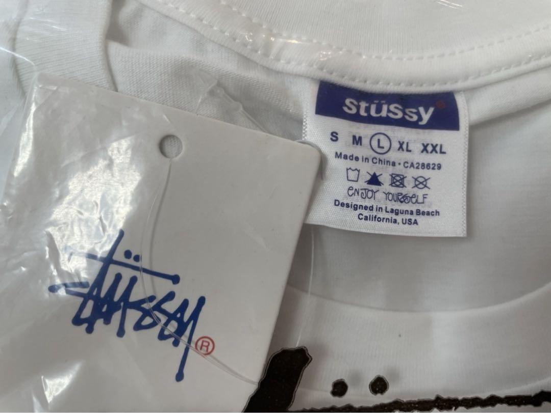 ❗️期間限定SALE❗️ステューシー グラフィック プリントロンT  ホワイトL