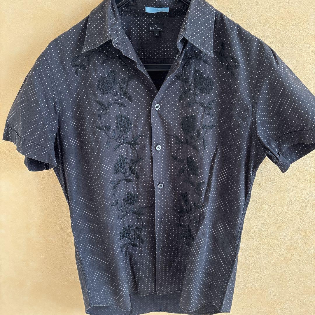 連休限定値下げ【美品】Paul Smithポールスミス半袖シャツドット