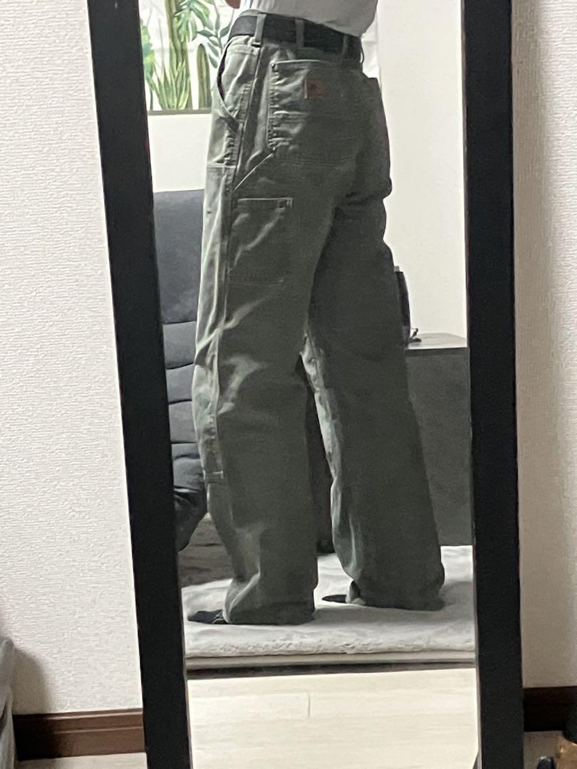 Carhartt カーハート ダブルニー W34 L32 カーキ