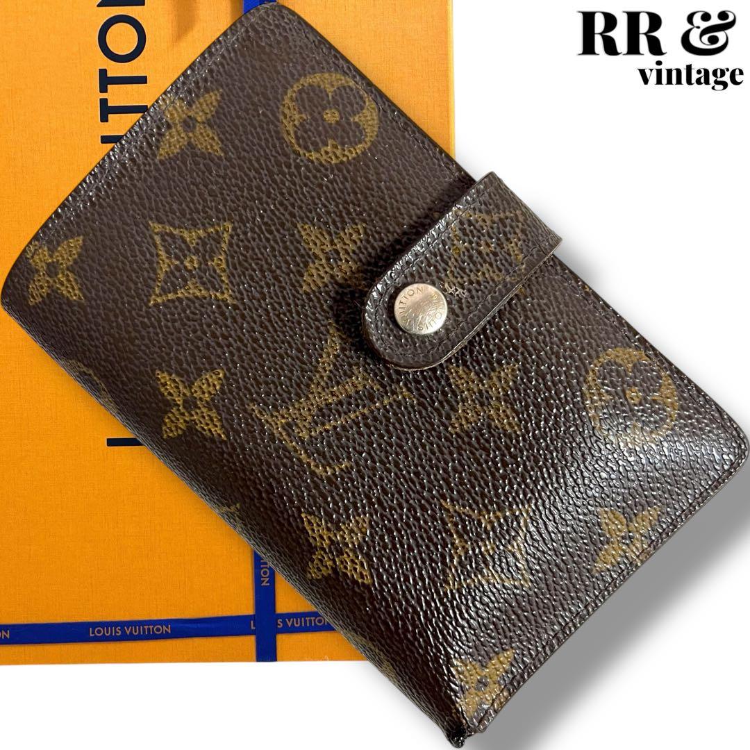 ルイヴィトン　ポルトフェイユ・ヴィエノワ　二つ折り財布　モノグラム　がま口