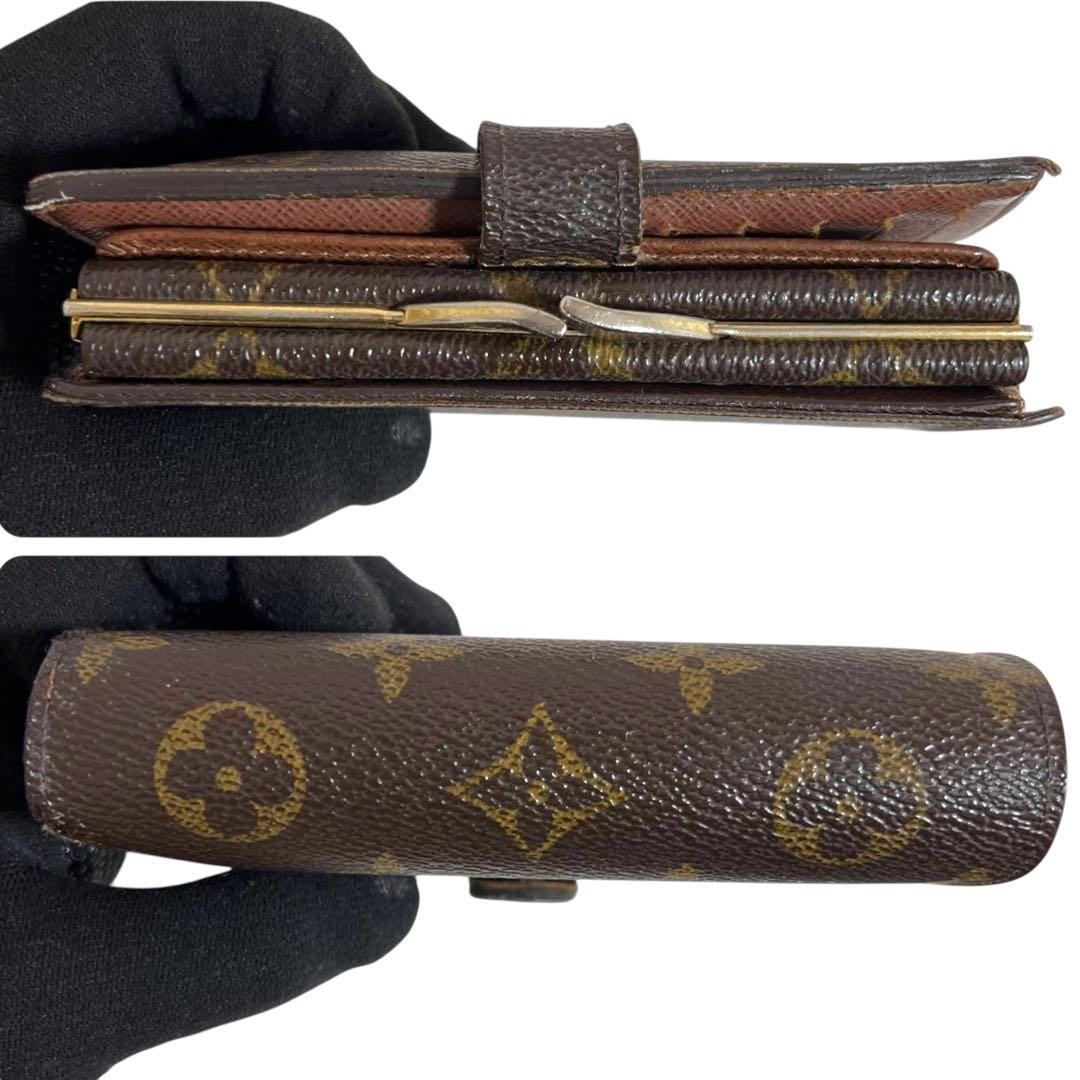 ルイヴィトン　ポルトフェイユ・ヴィエノワ　二つ折り財布　モノグラム　がま口