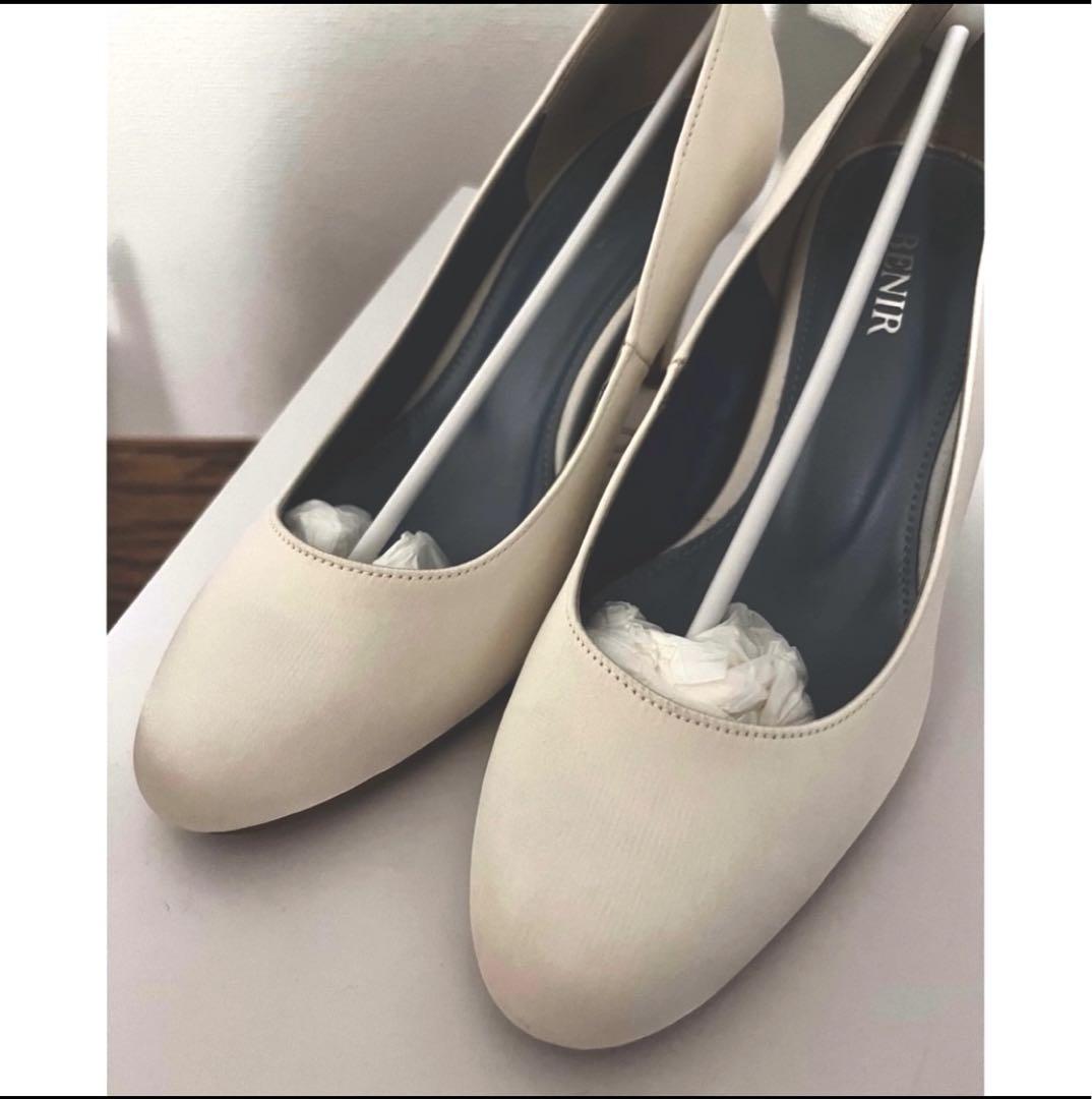 BENIR ベニル ウェディングシューズ サテン 37 BENIR ウェディングシューズ ベニル サテン 37 24cm 箱無し