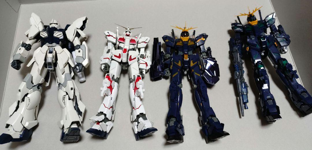 MGユニコーンガンダム、バンシィ、シナンジュスタインセット