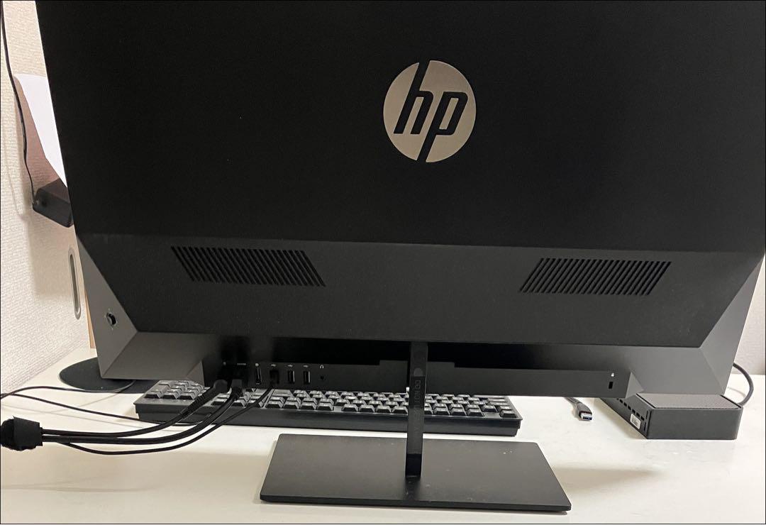 HP 27インチ 液晶ディスプレイ スピーカー、マイク、カメラ、USBハブ内蔵