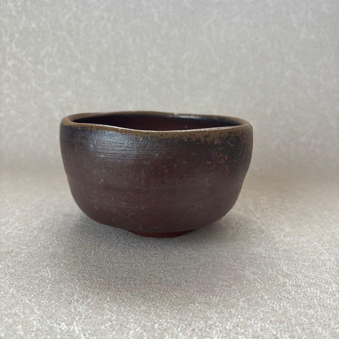 越前焼　備前焼　抹茶碗　平茶碗　灰釉　アンティーク茶道具　蔵出し　１客 楽天市場】【中古】【茶道具】作家物 灰釉茶碗【送料無料】茶道