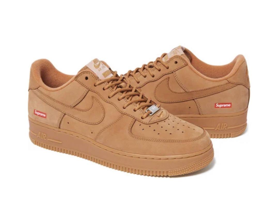 SUPREME NIKE Air Force 1 Low Wheat