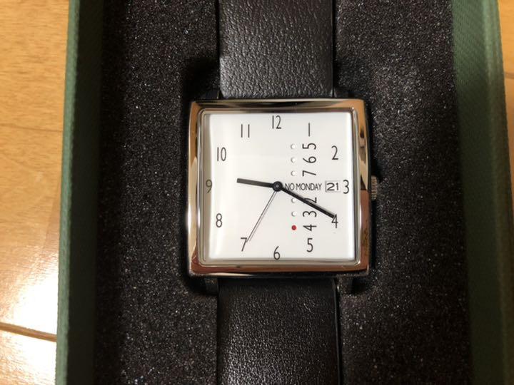 時計 NO MONDAY NM-470BK 33mm