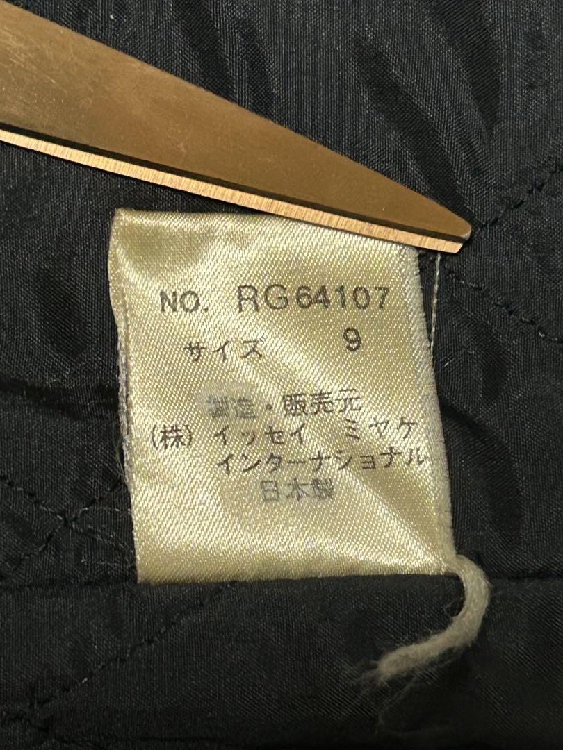 80s ISSEY MIYAKE ダッフルコート 旧I.Sタグ ウールコート 黒