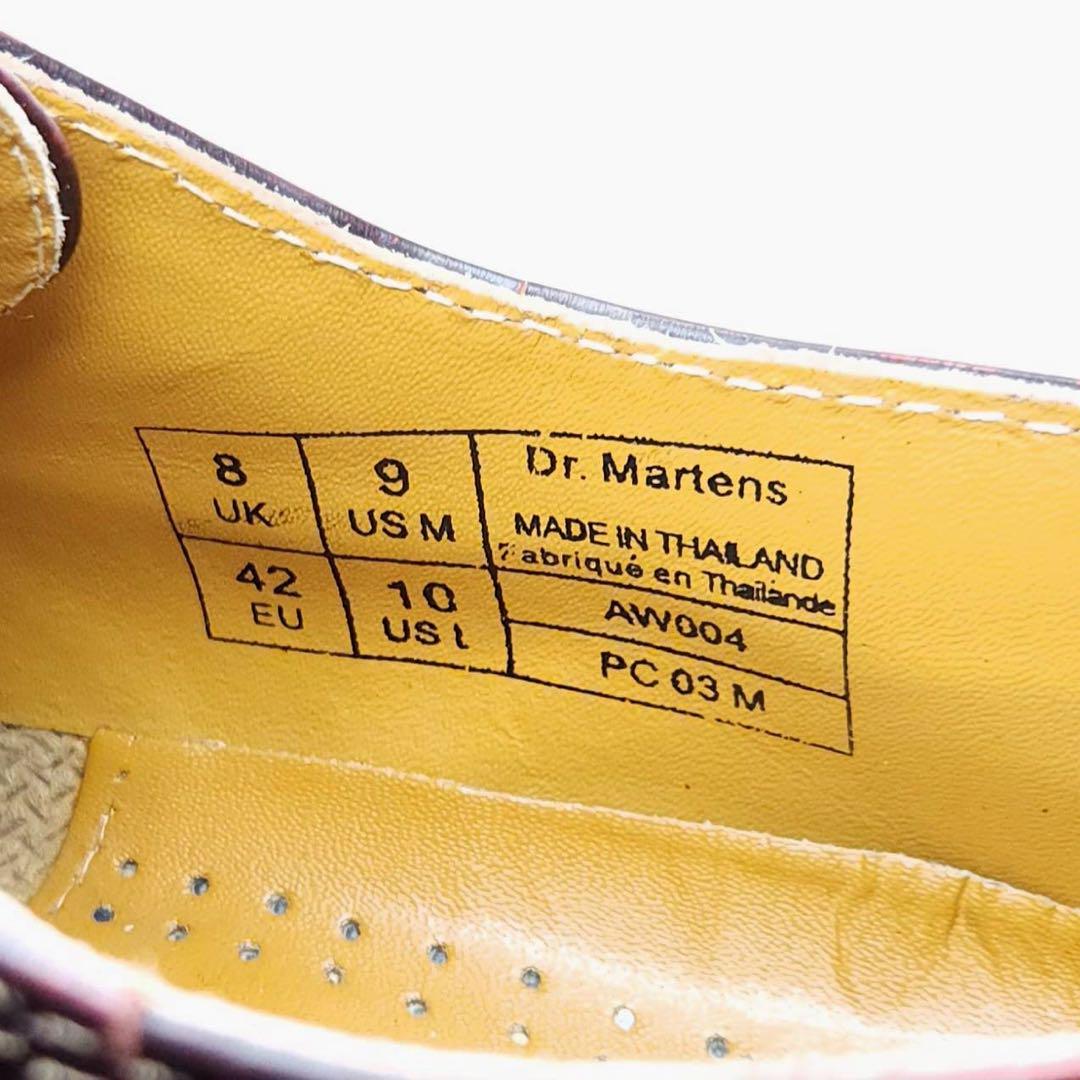 Dr.Martens ドクターマーチン　4ホール　チェリーレッド　ウイングチップ