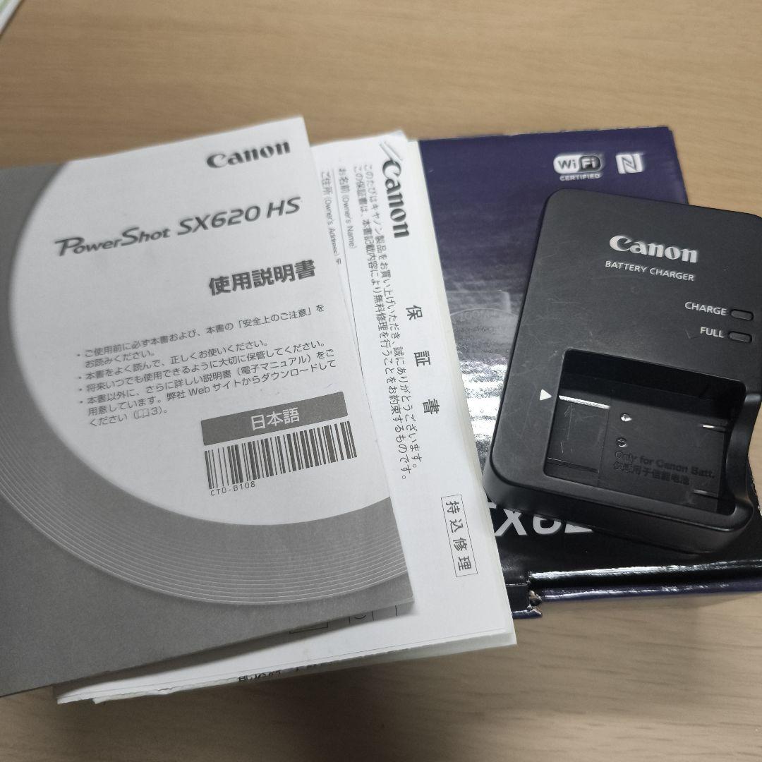 【極美品】 CANON パワーショット SX620HS RED デジタル SD付
