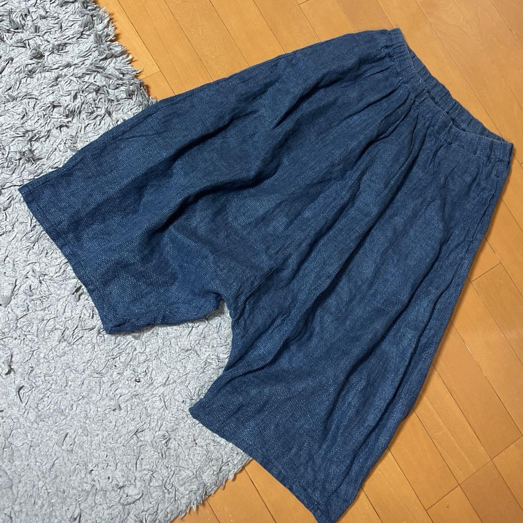 ネストローブ　サルエルパンツ　リネン　ゆったり　オシャレ　大きいサイズ