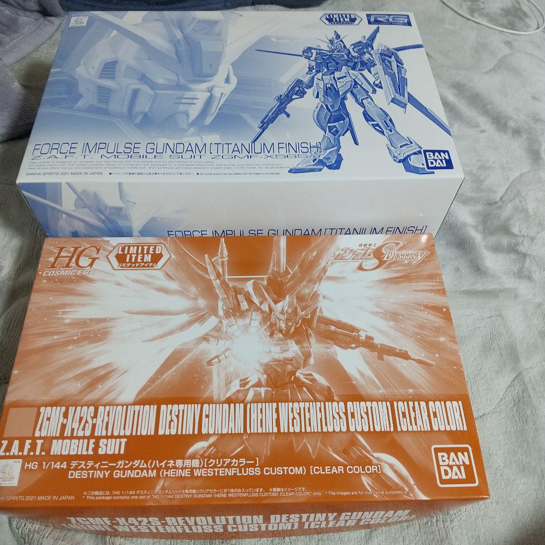 RG  フォースインパルス(チタフィニ) HG  ディスティニー(ハイネクリア)