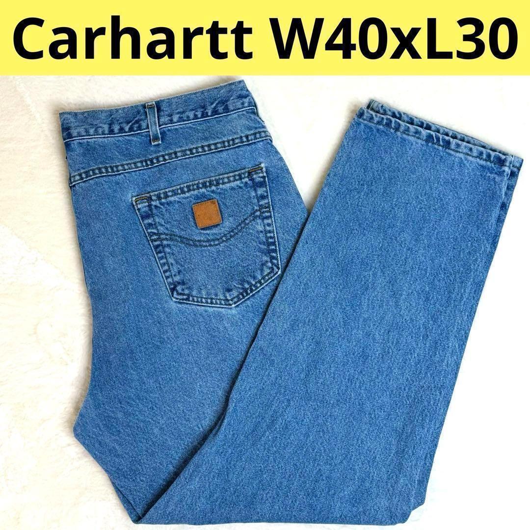 Carhartt デニム ワークパンツ ペインターパンツ W40×L30