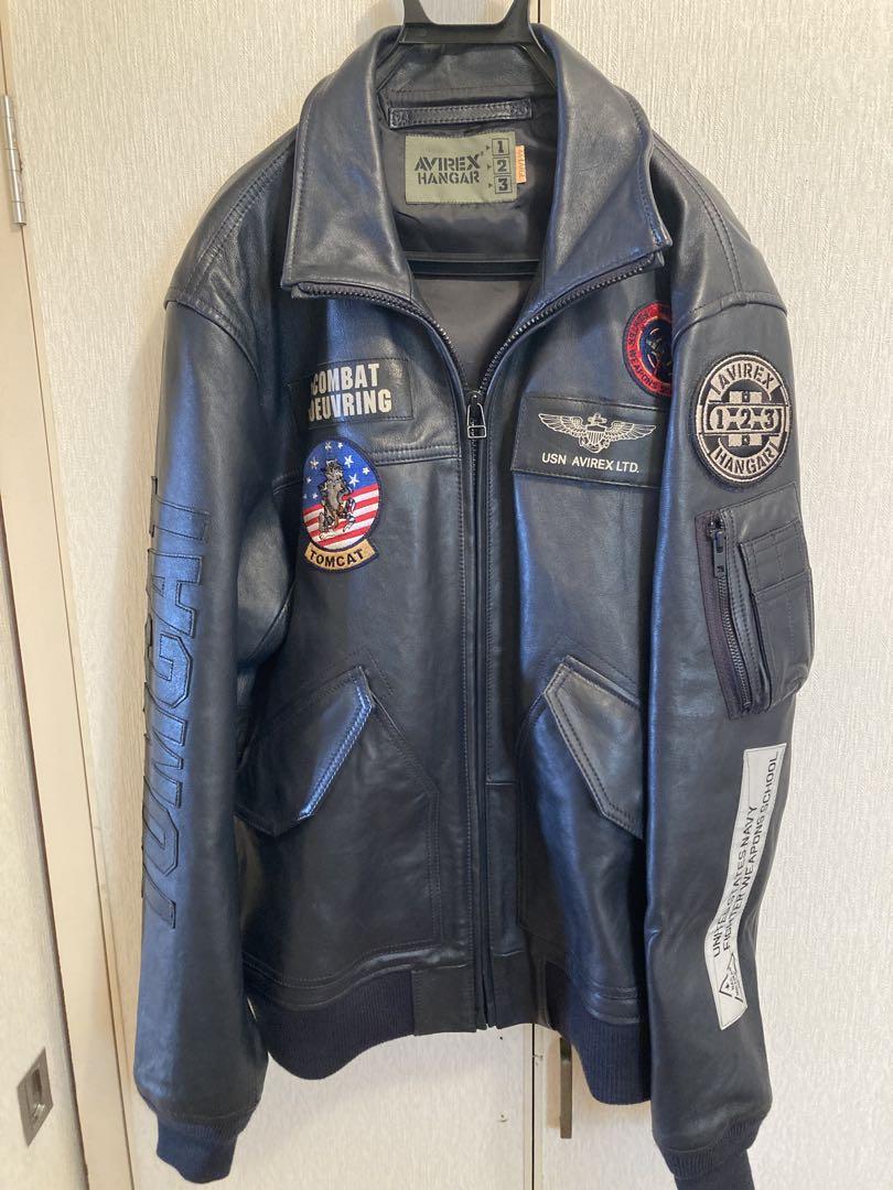 AVIREX top gunレザージャケット2XL
