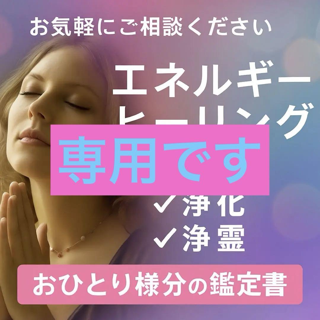 エネルギーヒーリング・霊障除霊浄化　鑑定書