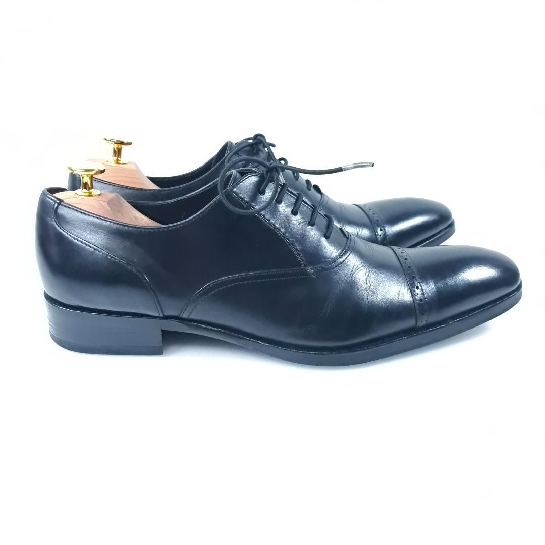 美品 alfredoBANNISTER ドレスシューズ ストレートチップ 43
