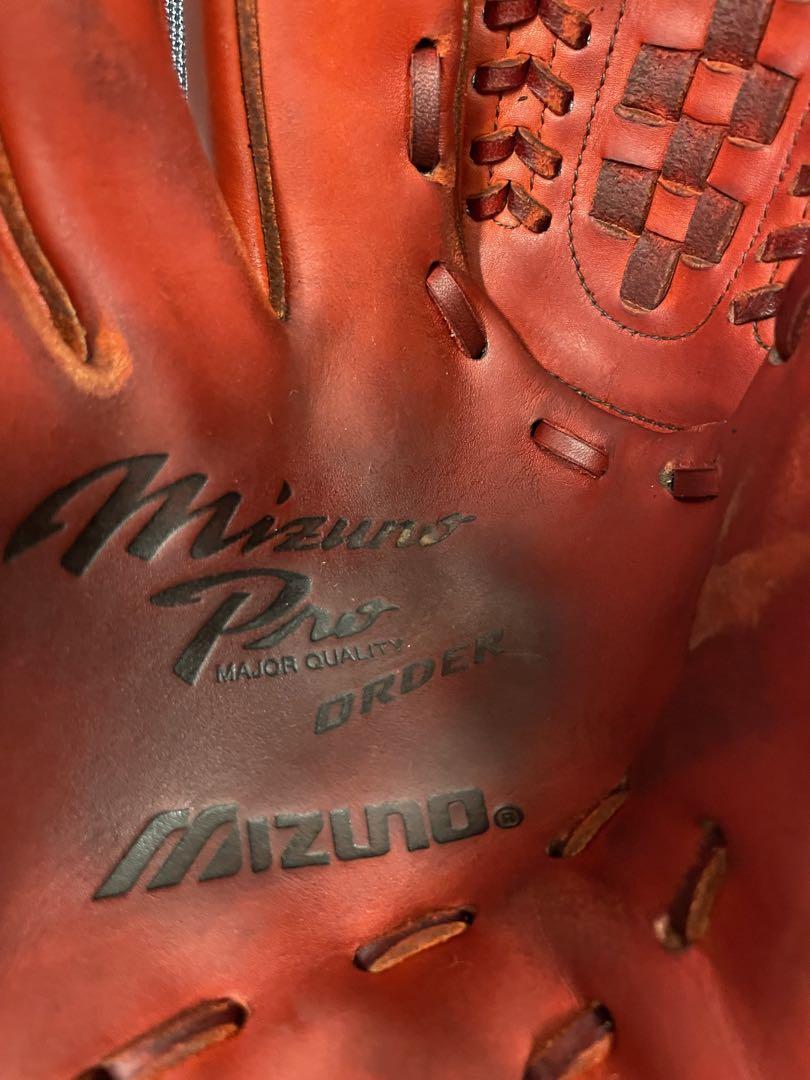 ミズノプロ　オーダー　良型　野球 硬式グローブ 一般用　大人　左投げ　グラブ