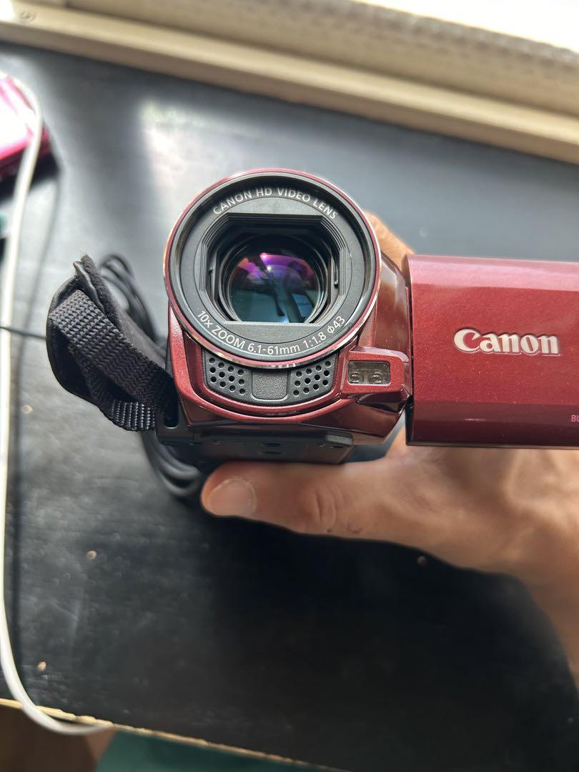 Canon キヤノン デジタルビデオカメラ iVIS HF M51 レッド
