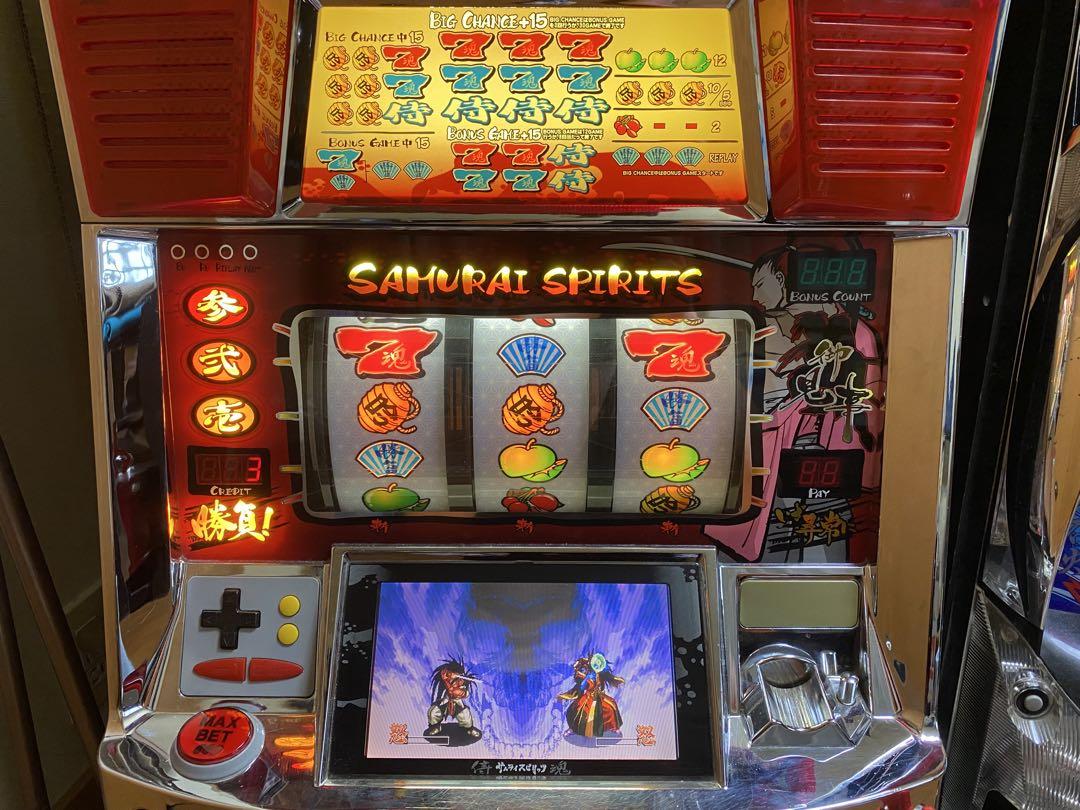 パチスロ実機 サムライスピリッツS コイン不要機付