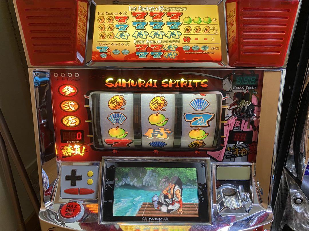 パチスロ実機 サムライスピリッツS コイン不要機付