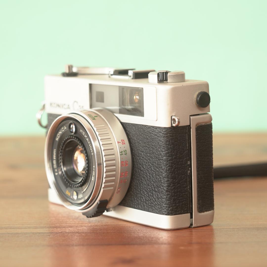 完動品◎KONICA C35 Flash matic フィルムカメラ #040