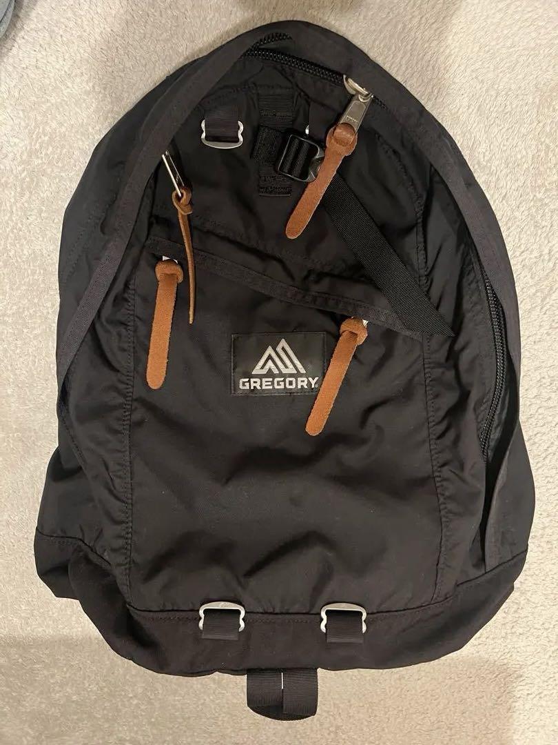 【美品】GREGORY ブラックバックパック GREGORY ブラック リュック・バックパック