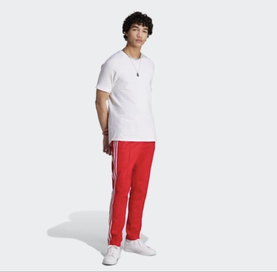 Adidas アディダス ベッケンバウアートラックパンツ レッド Lサイズ