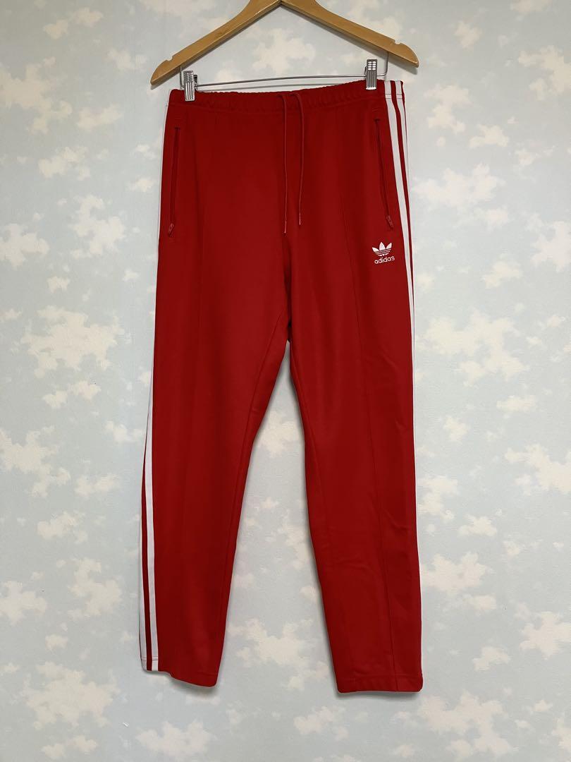 Adidas アディダス ベッケンバウアートラックパンツ レッド Lサイズ