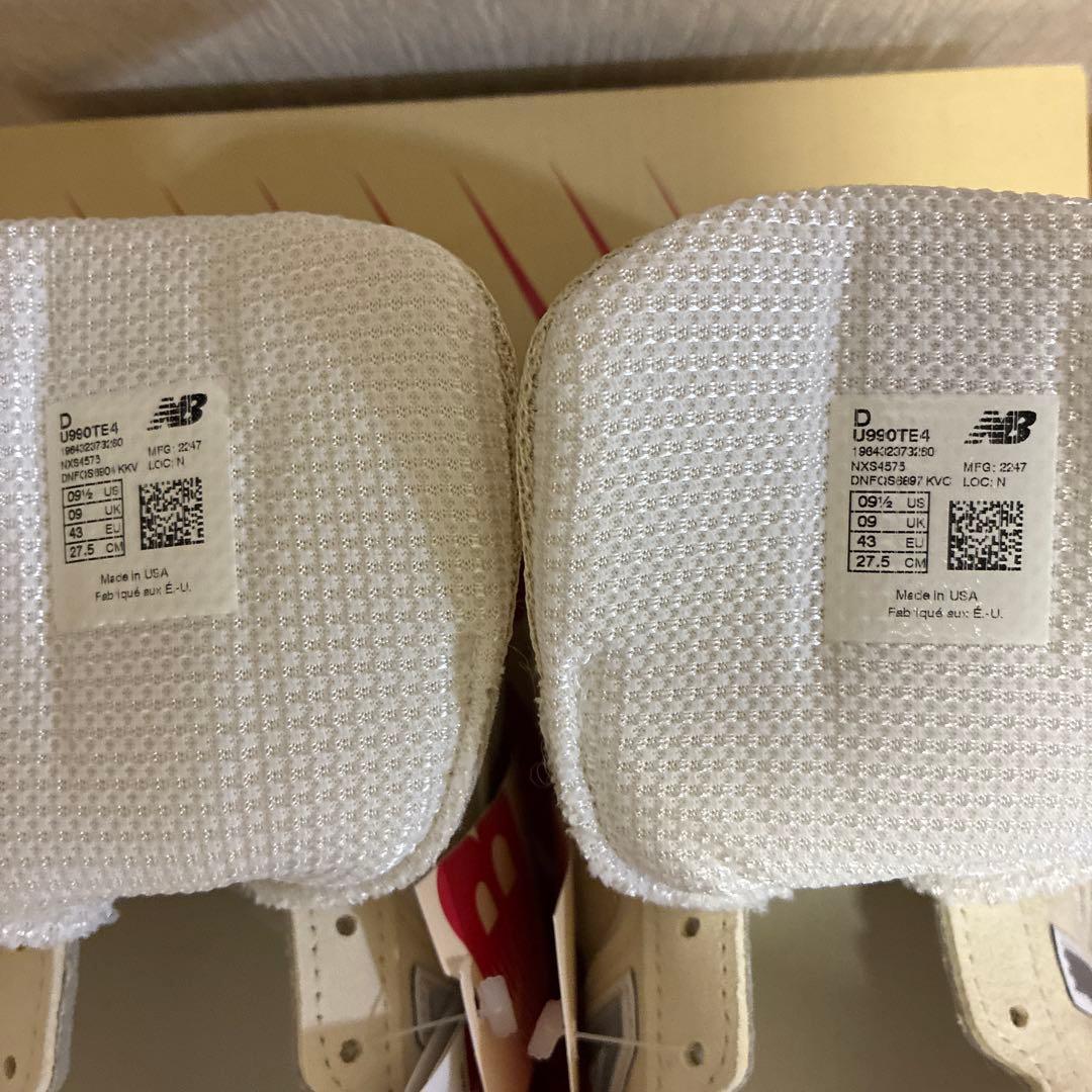 値下げ不可 新品未使用 ニューバランス 990v4 U990TE4 値下げ不可 新品未使用 ニューバランス 990v4 U990TE4