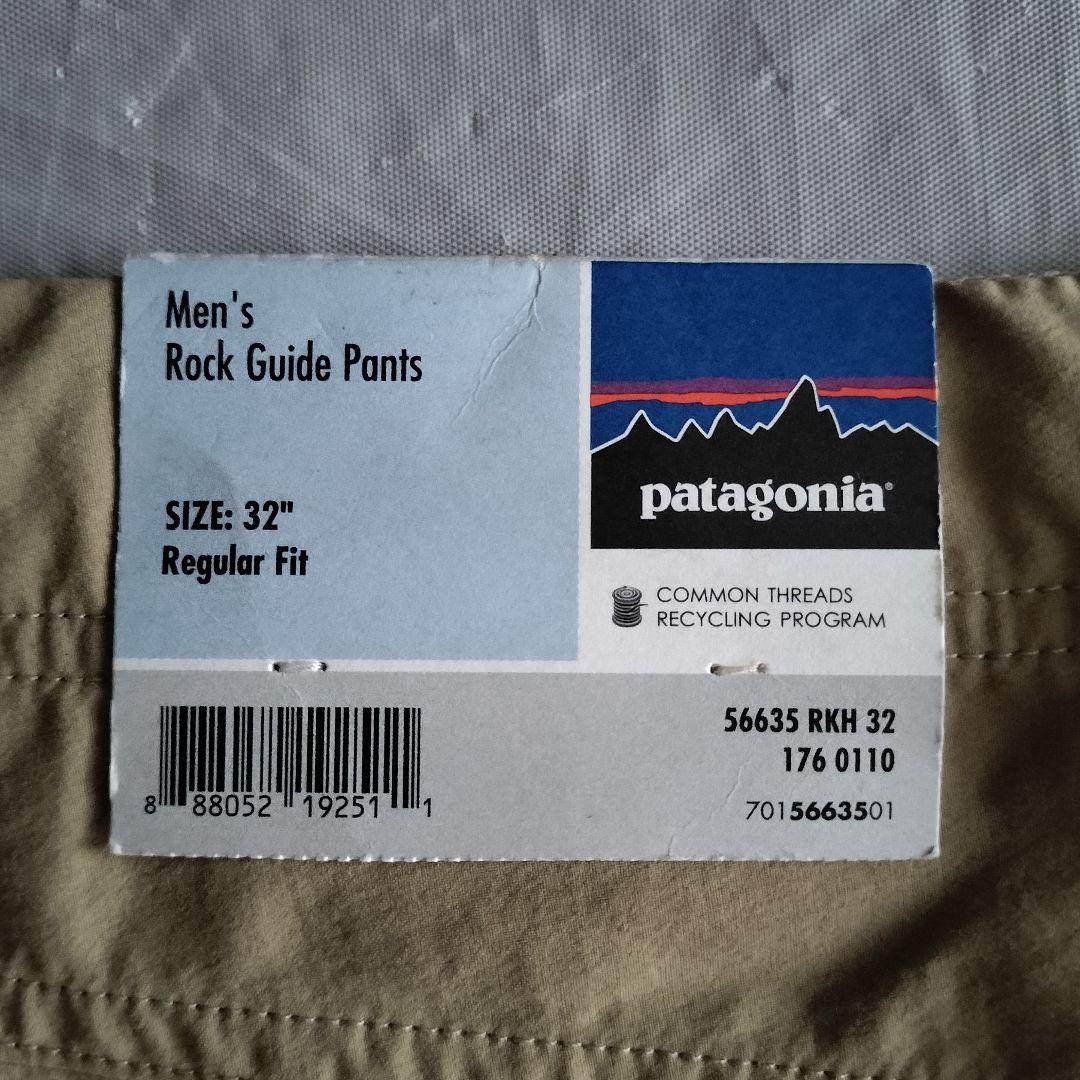 限定値下げ 未使用 patagonia パタゴニア メンズ ロックガイドパンツ