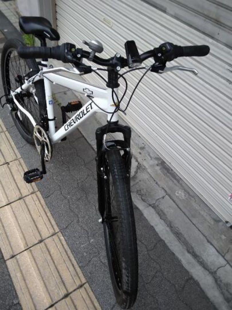 CHVROLET[シボレー]26吋 MTB 18speed/ホワイト CHVROLET[シボレー]26吋 MTB 18speed/ホワイト - メルカリ