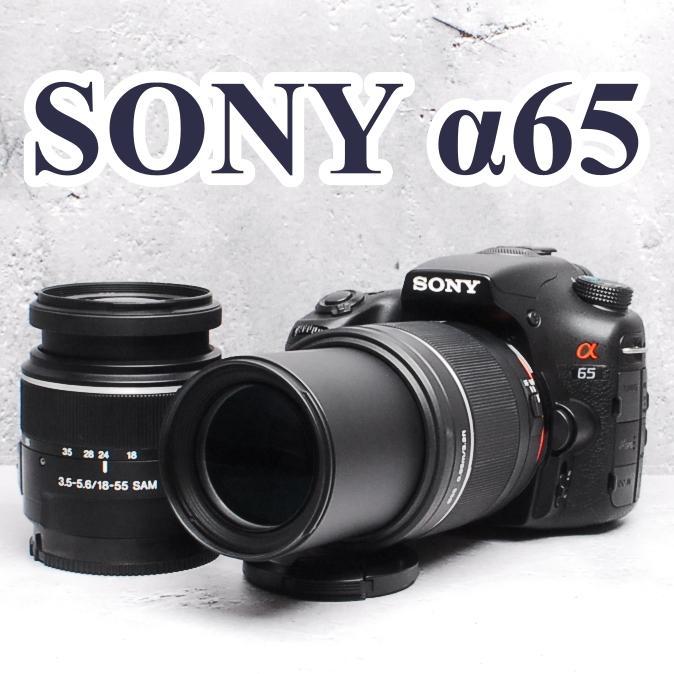 ✨超高画質＆高速AF✨SONY ソニー α65 デジタル一眼レフカメラ