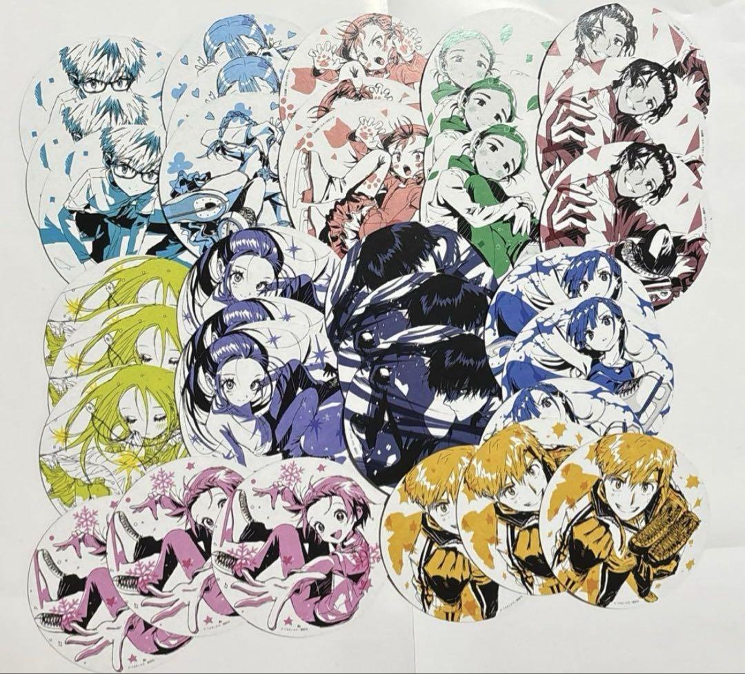 メダリスト 特典 コースター 全11種 ×各3枚 コンプリートセット 全33枚