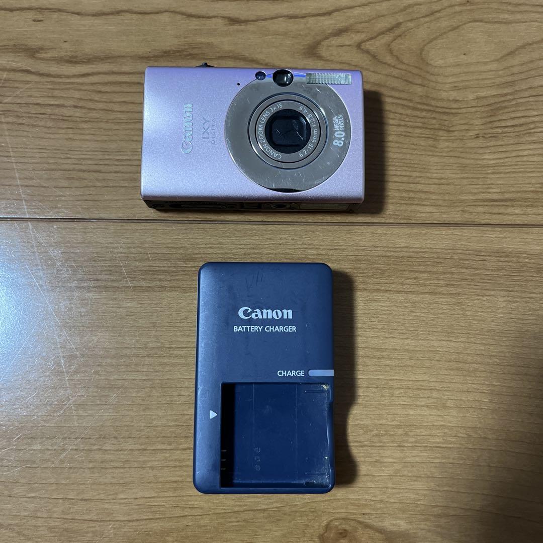 Canon デジタルカメラ IXY 20IS ピンク色 中古品