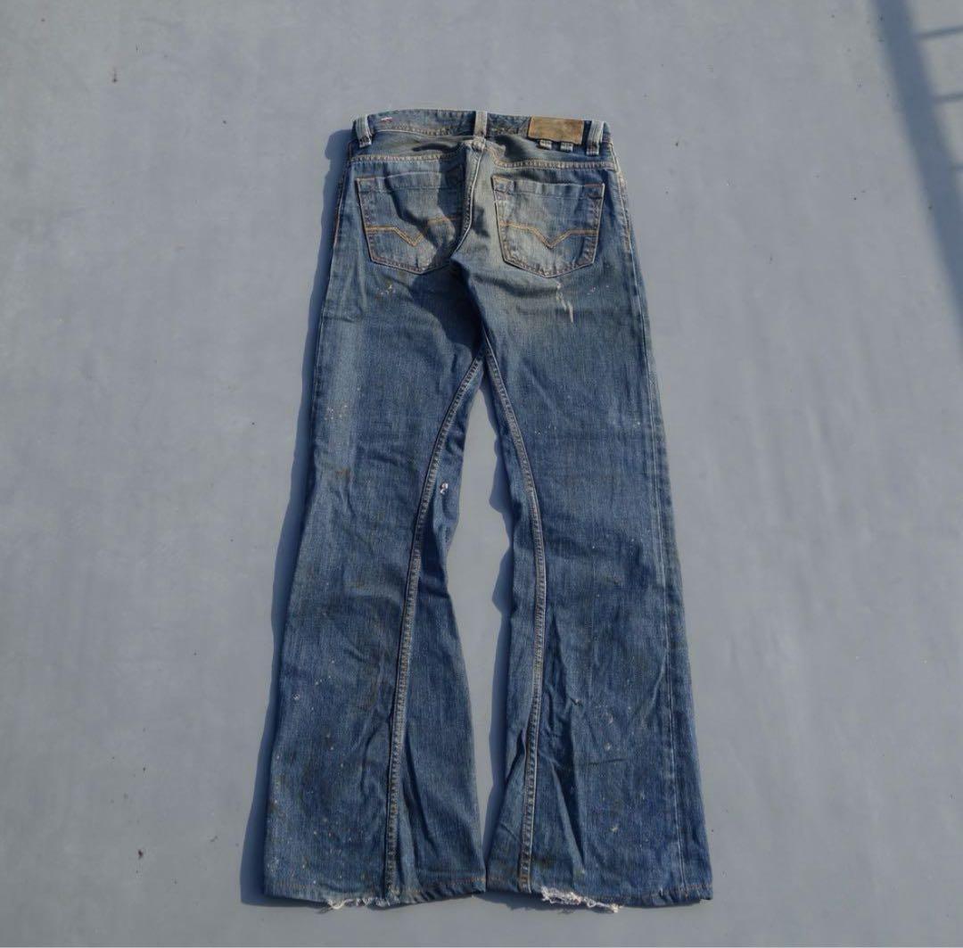 00s Archive DIESEL Faded Flared Denim
