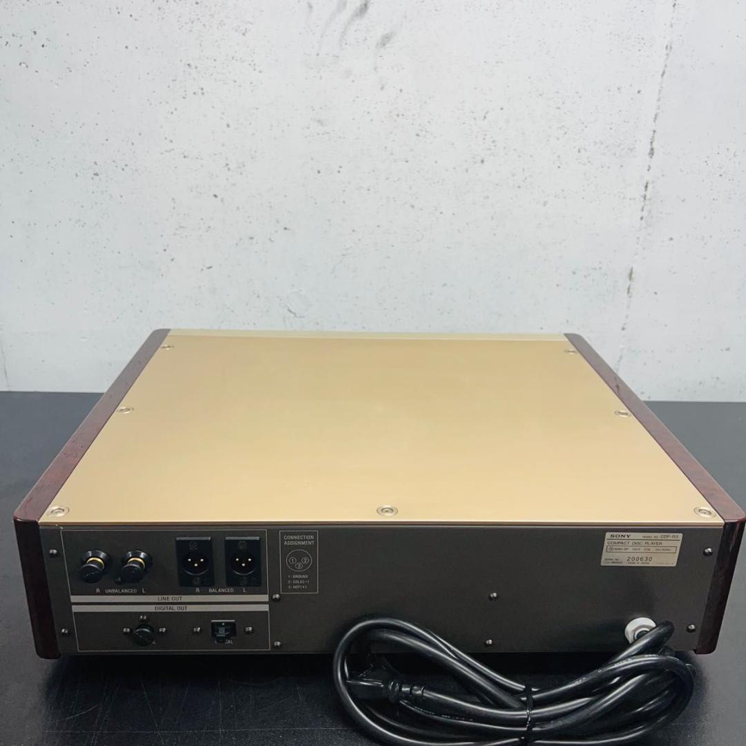 超希少品 SONY CDP-R3 高級品 CDプレーヤー 平成初期 レトロ 木目