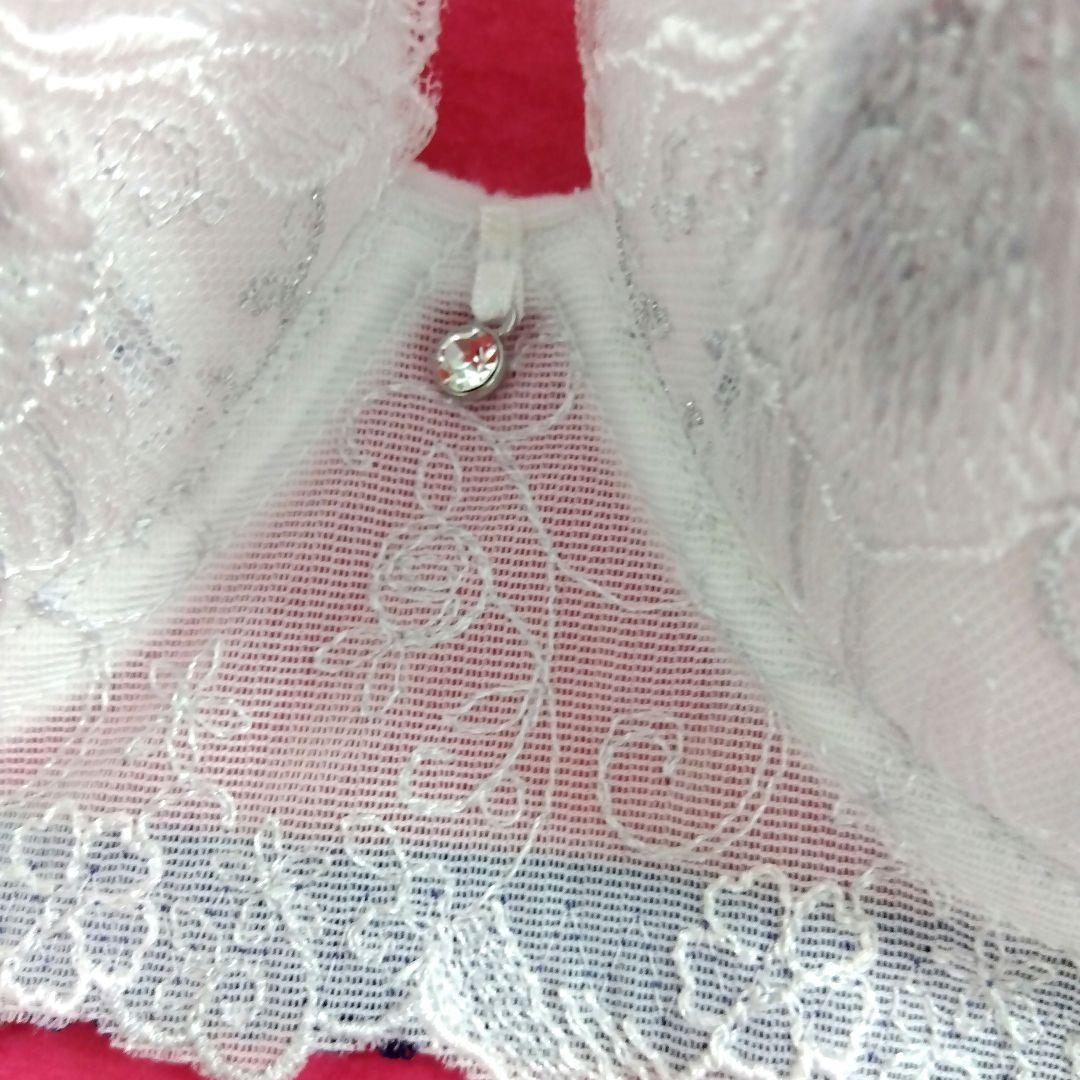 ☆サルート86 ブラ＆ショーツセット　リボンの騎士　D85LL  WH