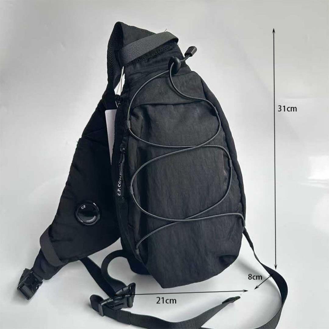 cp company シーピーカンパニー レンズショルダーバッグ ブラック