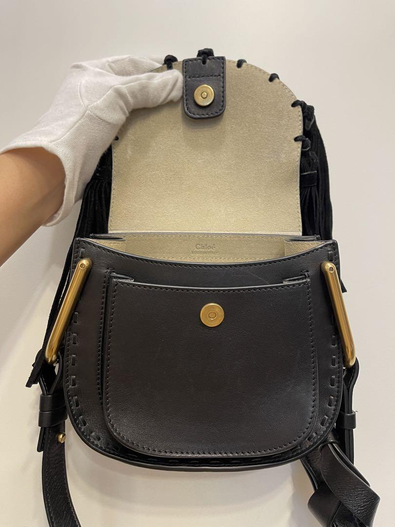 Chloe クロエ フリンジ オールレザー ショルダーバッグ 斜め掛け 画像12